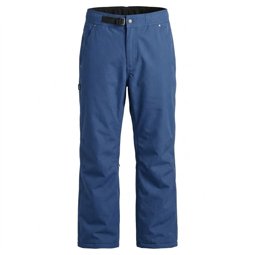 Airblaster Glacier Series Blue Straight Leg Lined Snow Pants Men Size M